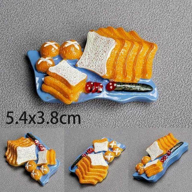 3D Creative Food Magnets