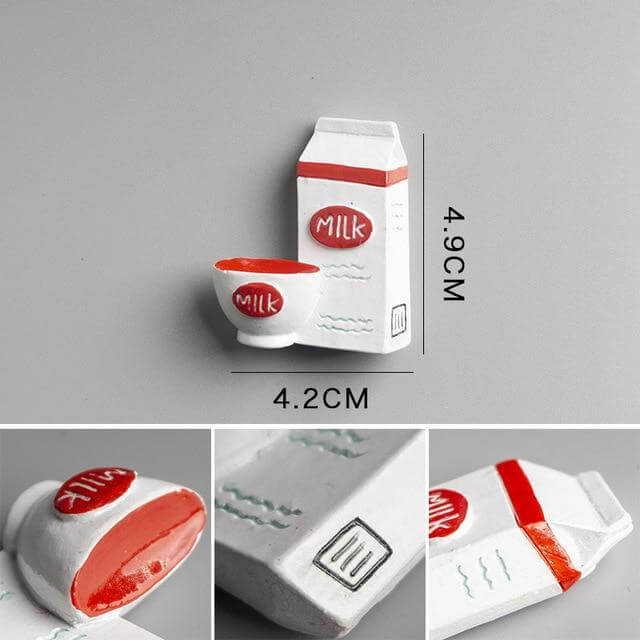 3D Creative Food Magnets