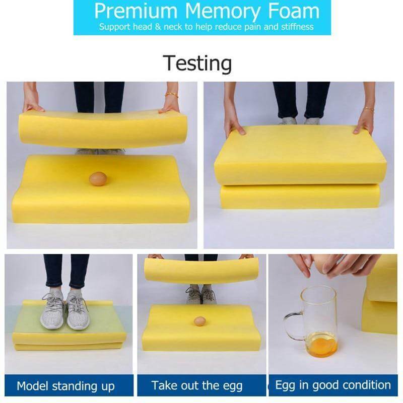 Memory Foam Orthopedic Neck Pillow - Image 5