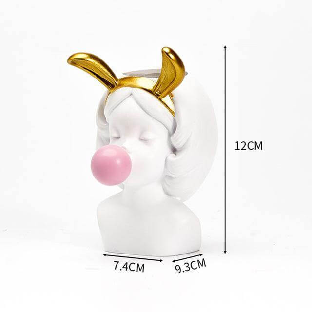 Creative Nordic Buble Gum Woman Vase - Image 5