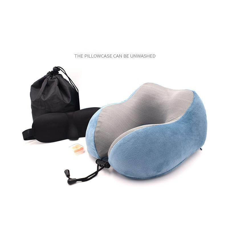 Shaped Soft Memory Foam Neck Pillow - Image 23