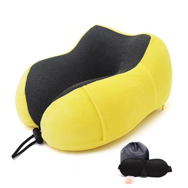 Shaped Soft Memory Foam Neck Pillow - Image 1