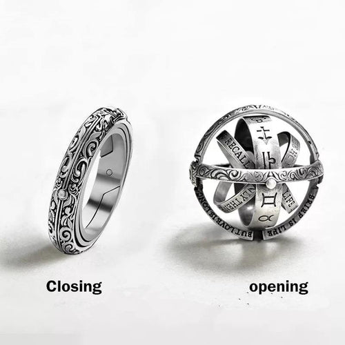 Vintage Astronomical Creative Complex Cosmic Ring - Image 0