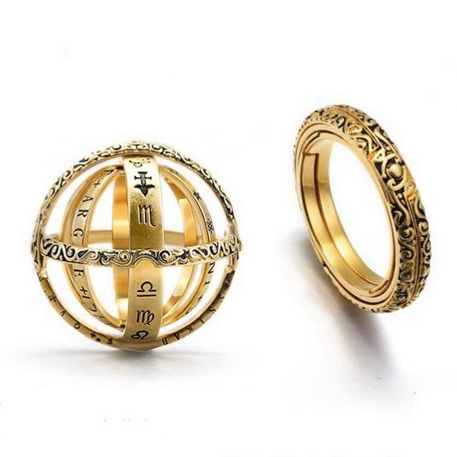 Vintage Astronomical Creative Complex Cosmic Ring