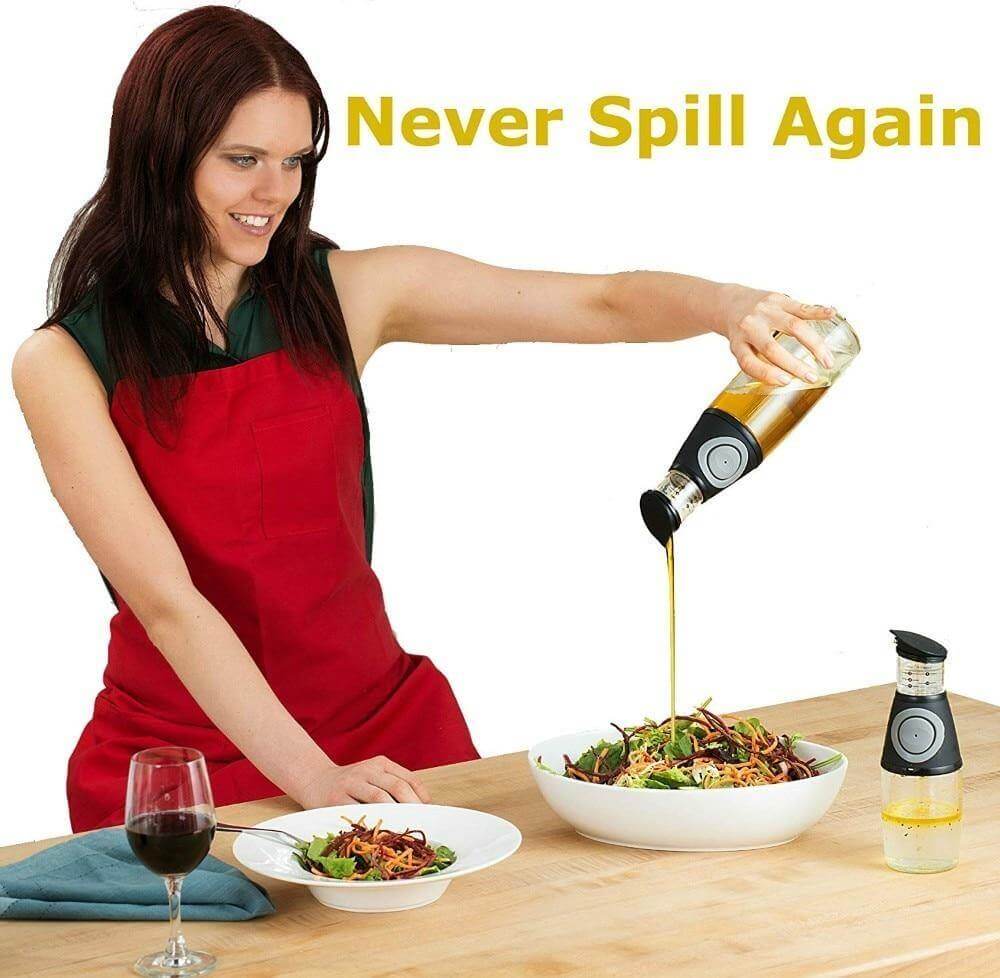 2pcs Drip-Free Olive Oil Dispenser Set