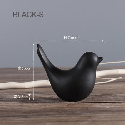 Nordic Creative Ceramic Bird Figurines - Image 7