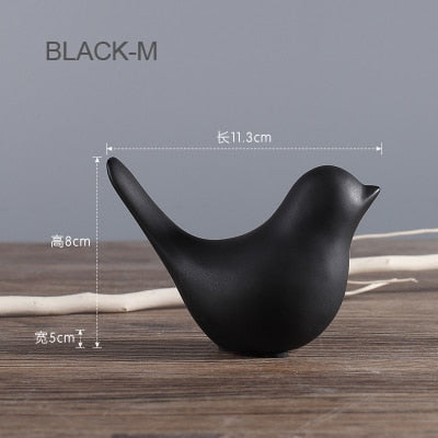 Nordic Creative Ceramic Bird Figurines - Image 9