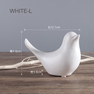 Nordic Creative Ceramic Bird Figurines - Image 12
