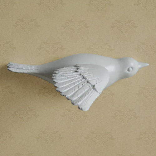 Free Flying Birds Resin Wall Decor