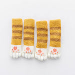 4Pcs Non-Slip Cat Paw Furniture Leg Covers