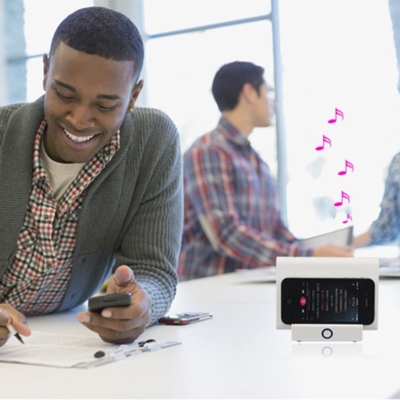 Mini Wireless Bluetooth Speaker Phone Holder - Image 0