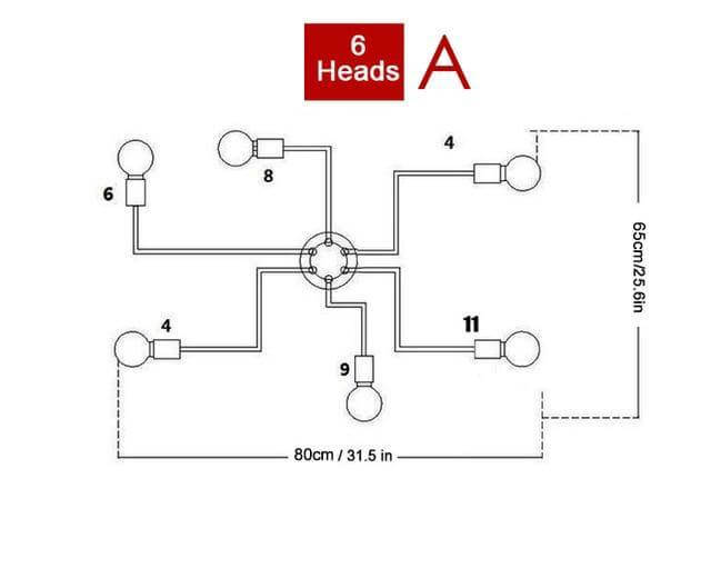 Metal Modern Iron Clemi Chandelier - Image 1