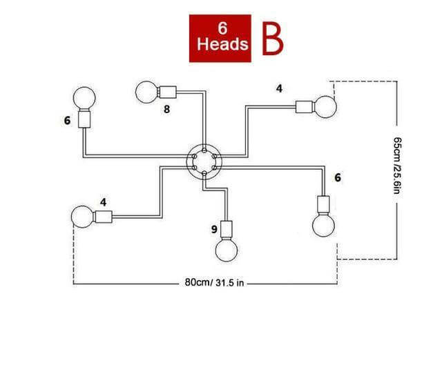 Metal Modern Iron Clemi Chandelier - Image 2