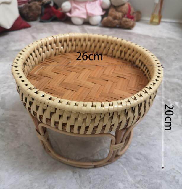 Rattan Picnic Tray Table - Image 10