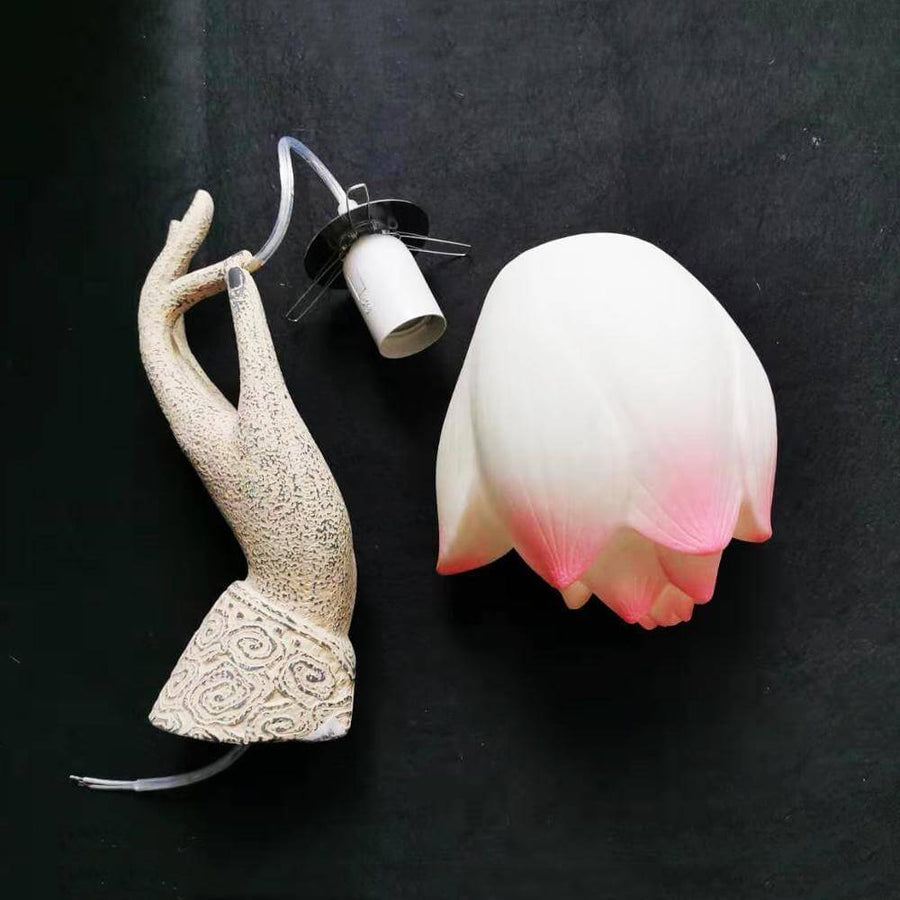 Modern Creative Chinese Lotus Wall Lamp - Image 9