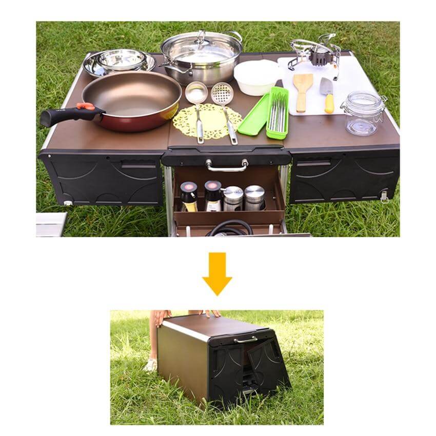 Outdoor Foldable Mobile Kitchen - Image 17