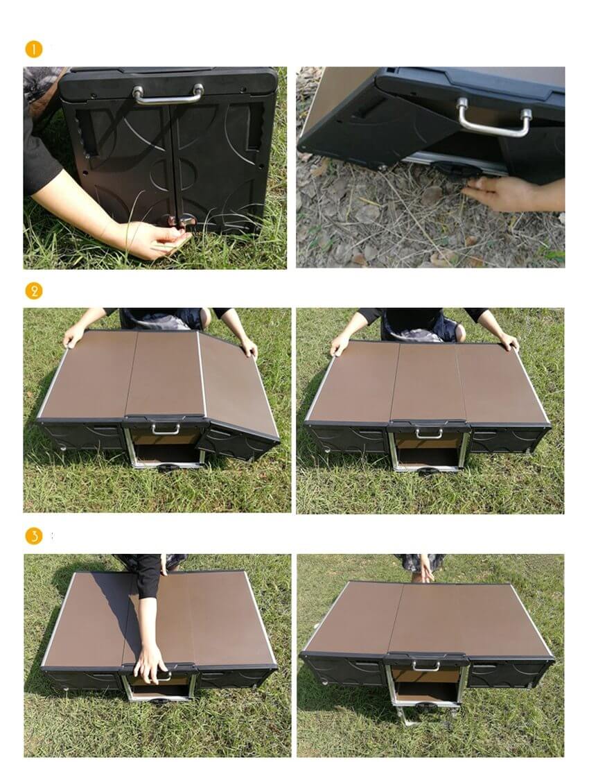 Outdoor Foldable Mobile Kitchen - Image 4