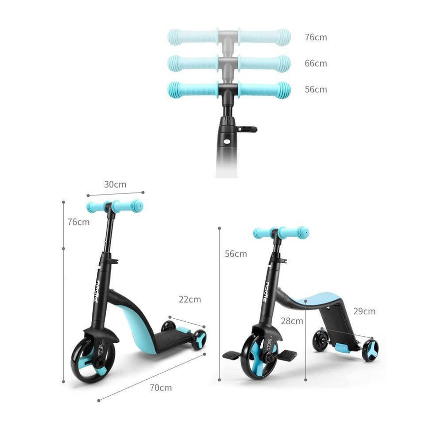 3in1 Scooter Tricycle Fun Kids Bike - Image 4
