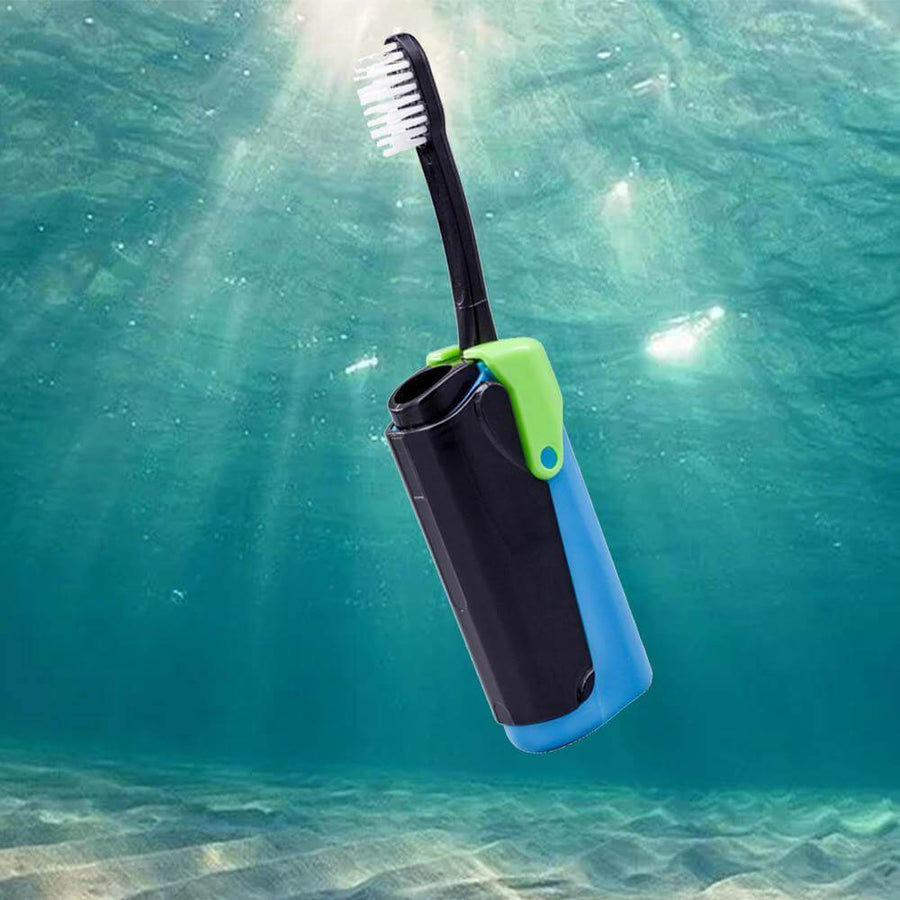 2in1 Foldable Travel Hiking Toothbrush Kit - Image 2