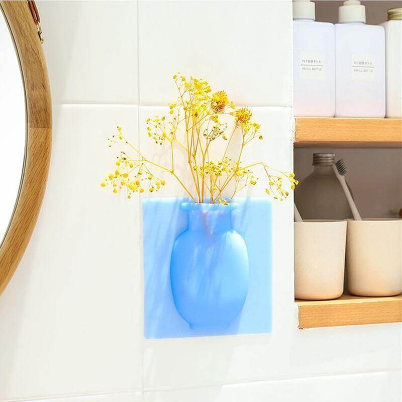 Sticky Silicone Plant Flower Vase - Image 5