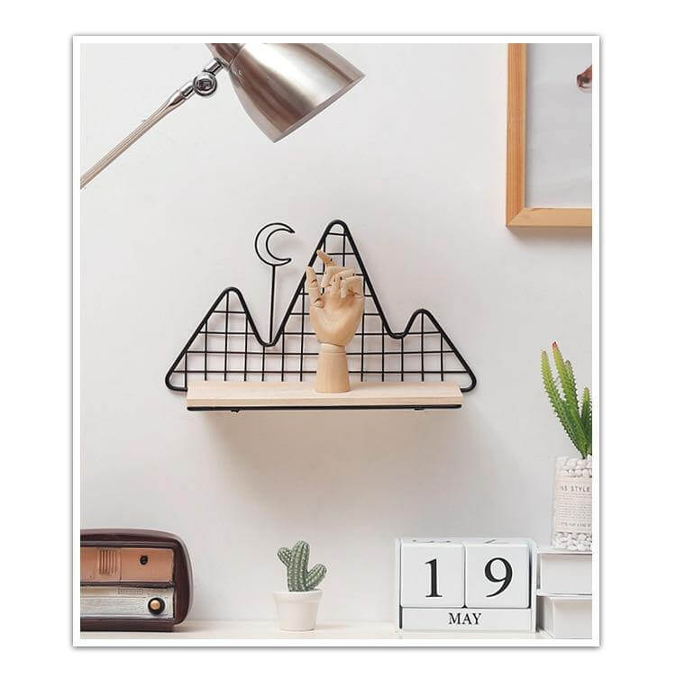 Nordic Style Metal Wall Shelf - MaviGadget