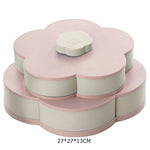 Petal-Shape Rotating Snack Box