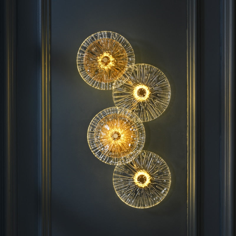 Elegant Postmodern Glass Stylish Wall Lamp - Image 0