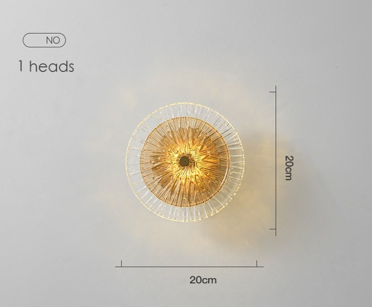 Elegant Postmodern Glass Stylish Wall Lamp - Image 7
