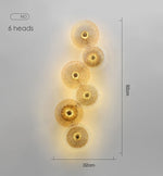 Elegant Postmodern Glass Stylish Wall Lamp