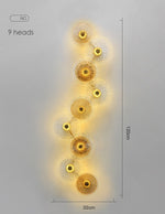 Elegant Postmodern Glass Stylish Wall Lamp