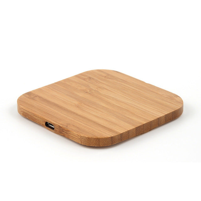 Bamboo Wood Slim Wireless Chargers - Image 2
