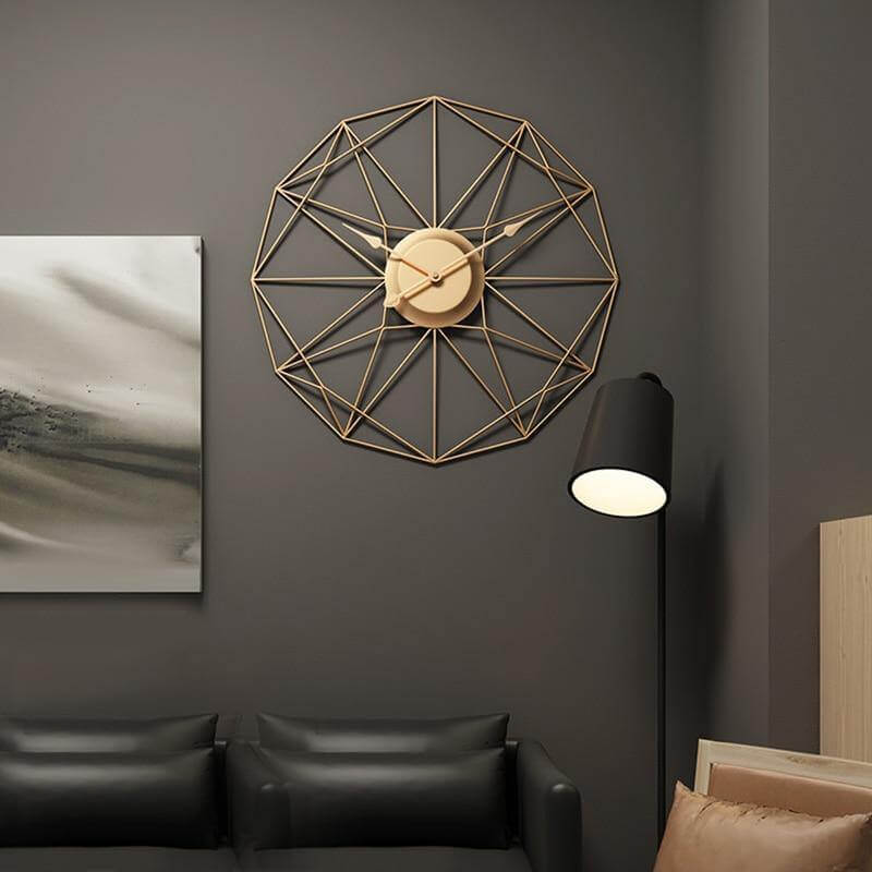 Iron Art Silent Wall-Mounted Clock - Image 2