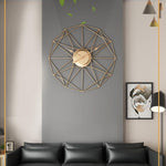 Iron Art Silent Wall-Mounted Clock - MaviGadget