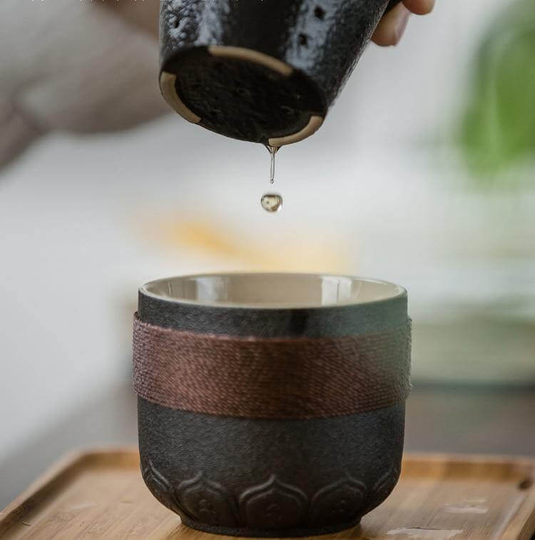Portable Chinese Kung Fu Ceramic Tea Mug - Image 12
