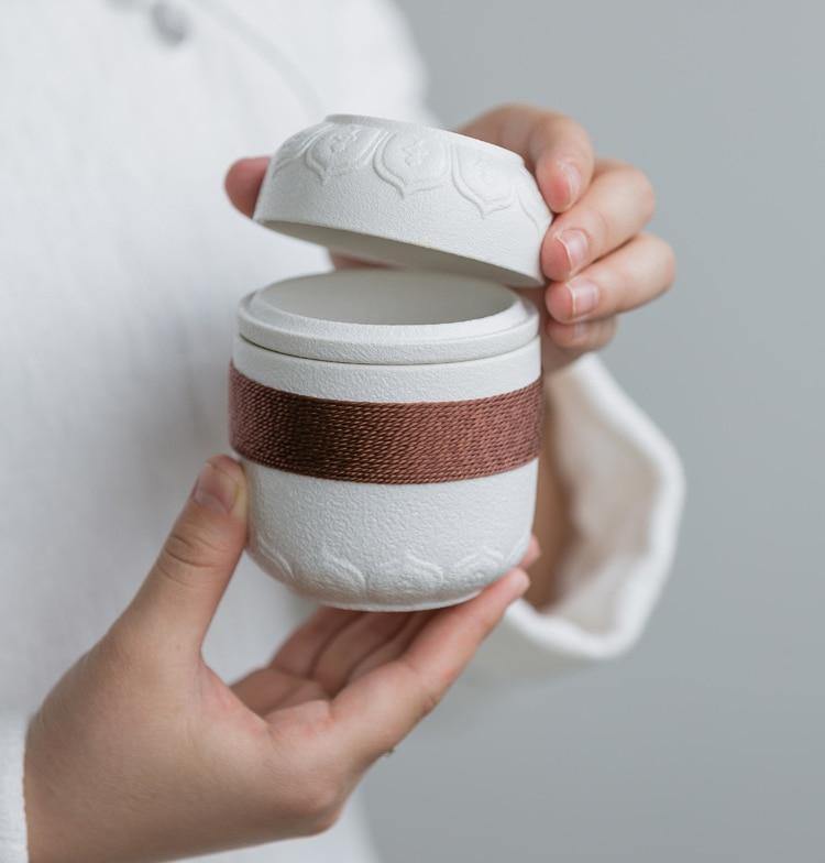 Portable Chinese Kung Fu Ceramic Tea Mug - Image 13