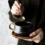 Elegant Nordic Marble Ceramic Coffee Mugs