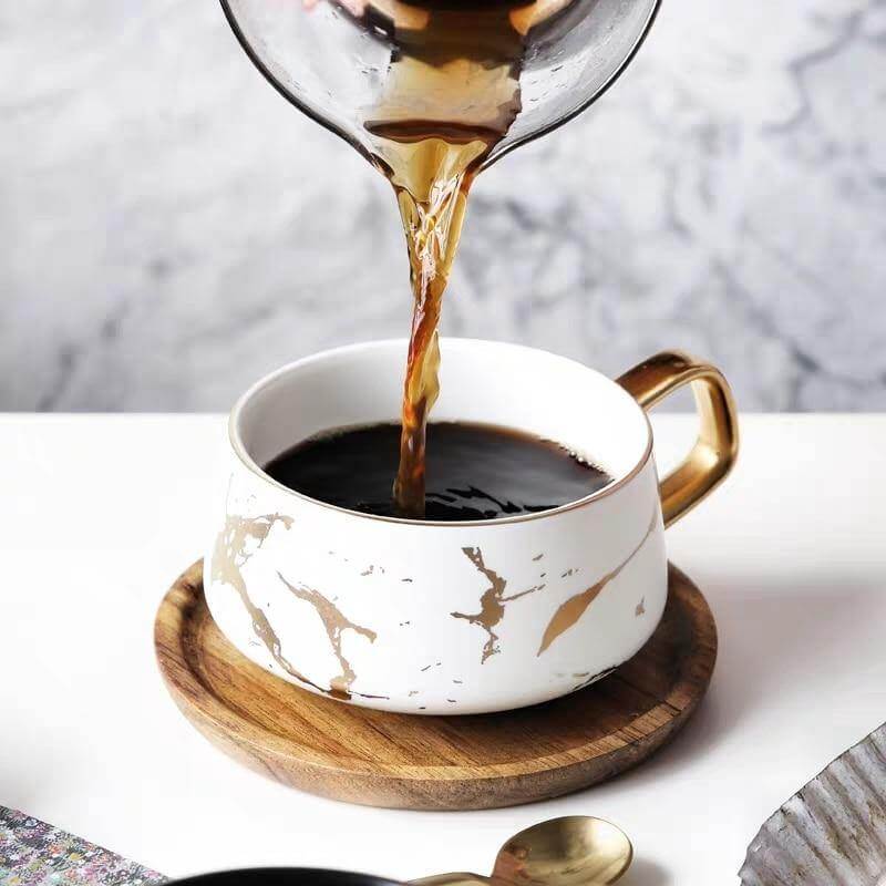 Elegant Nordic Marble Ceramic Coffee Mugs - Image 5