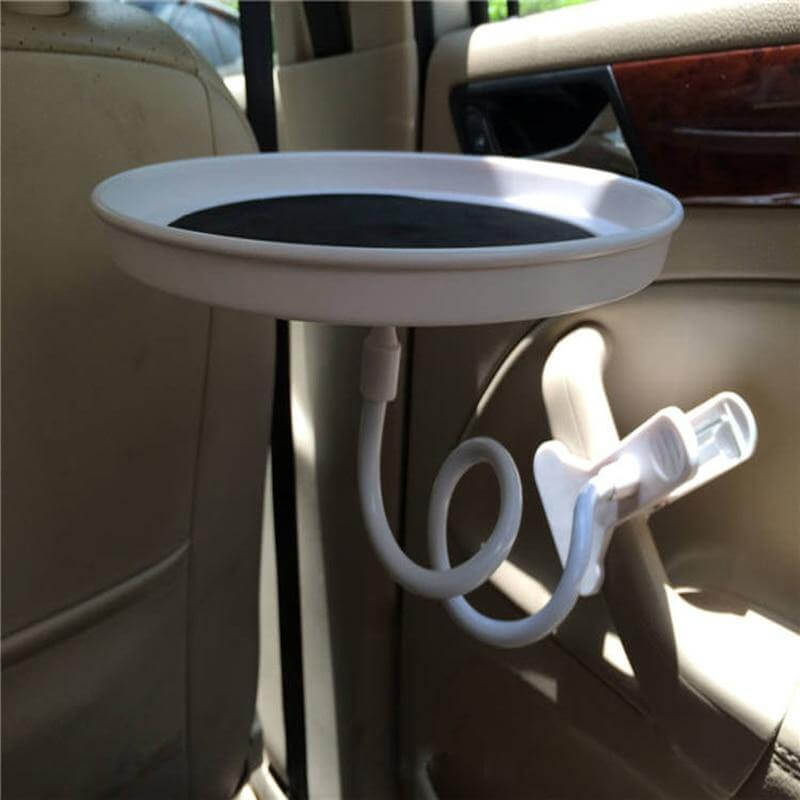 Adjustable Car Snack Holder Tray Organizer