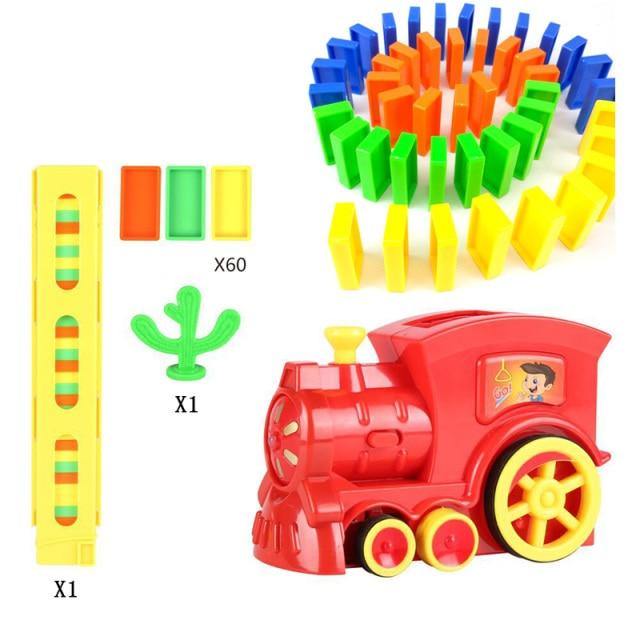 Train Domino Maker Toy Set - MaviGadget