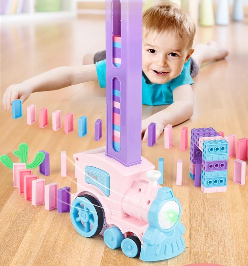 Train Domino Maker Toy Set - Image 6