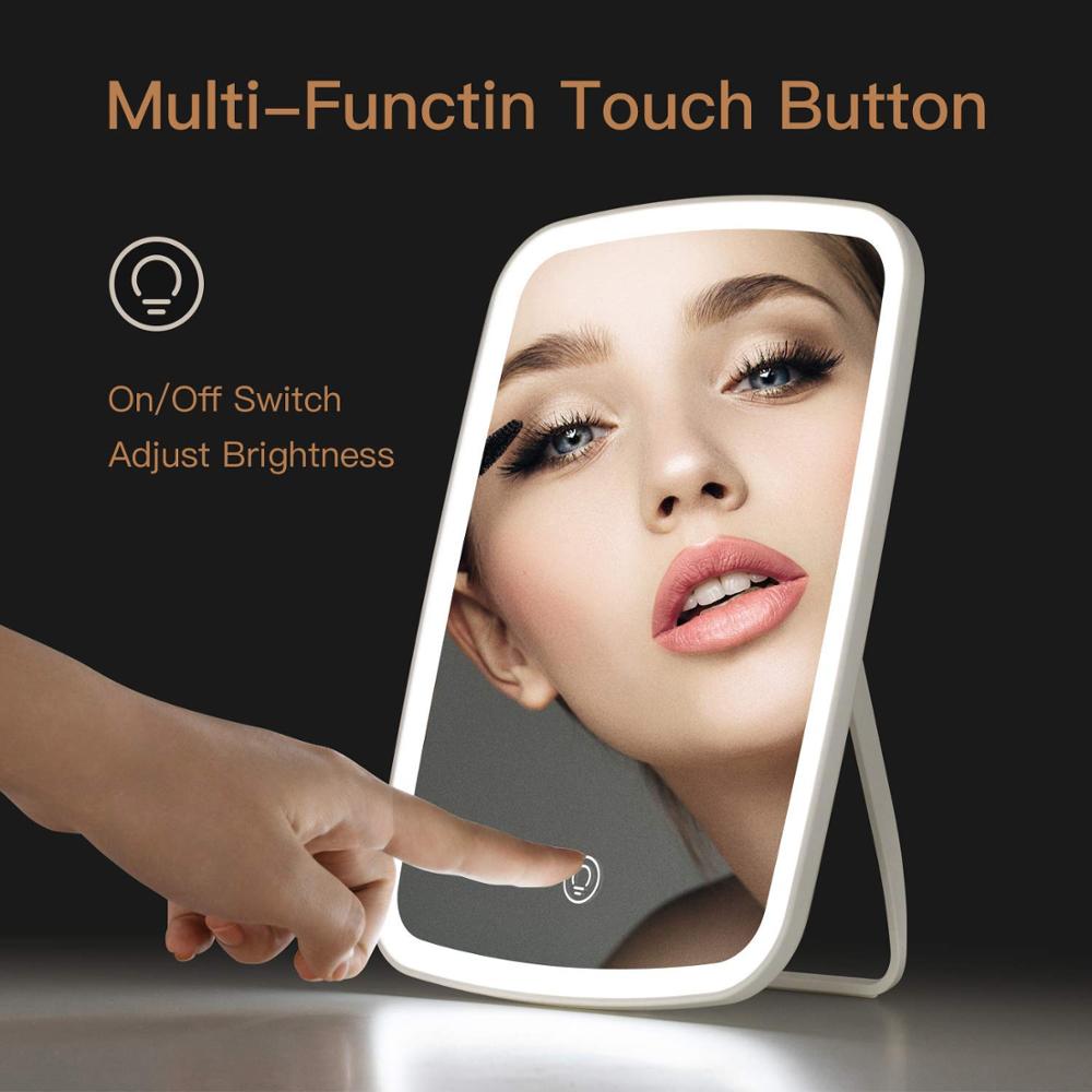 Fancy Portable Led Touch Mirror