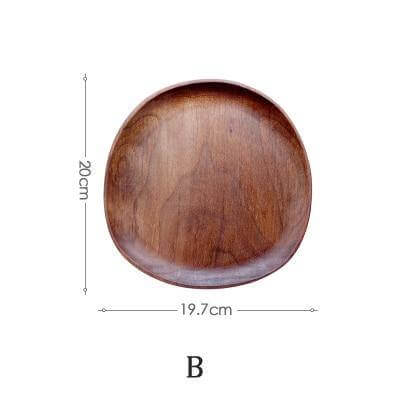 Irregular Natural Wood Plates - Image 9