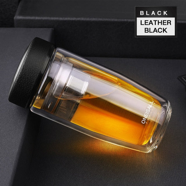 Elegant Double Glass Tea Infuser - Image 9