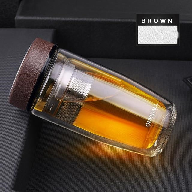 Elegant Double Glass Tea Infuser - Image 11