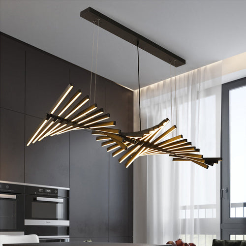 Modern LED Chandelier Industrial Acrylic Lamp - Image 0