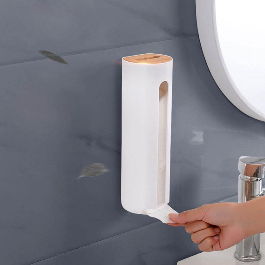 Nordic Wall Mount Cotton Dispenser - Image 1