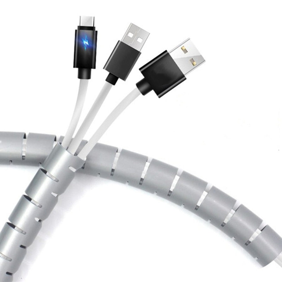2pcs Flexible Spiral Cable Storage Organizer - Image 5