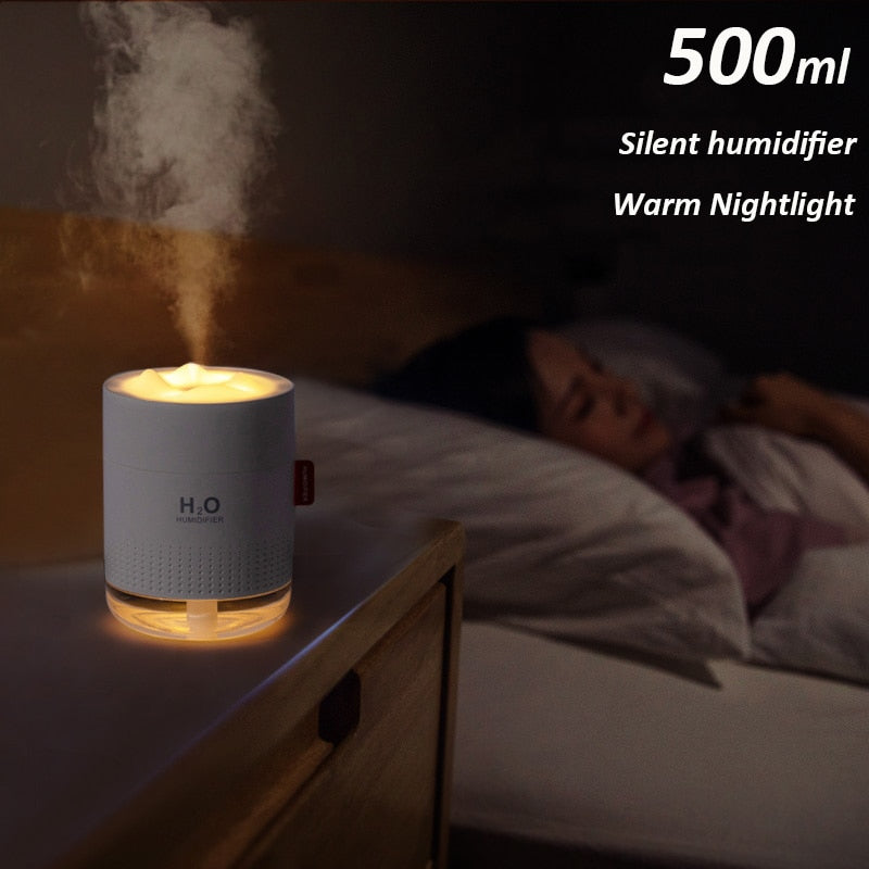 Portable Night Lamp Ultrasonic Humidifier