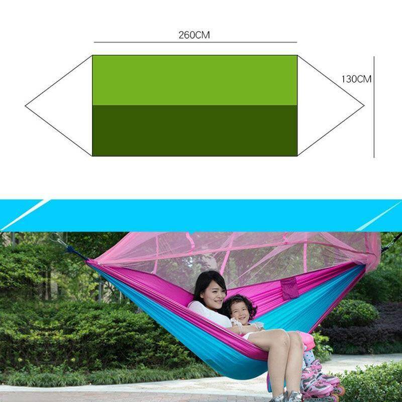 Portable Adventure Camping Outdoor Mosquito Net Hammock - Image 11