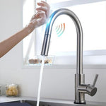 Smart Assistive Touch Control Kitchen Faucet